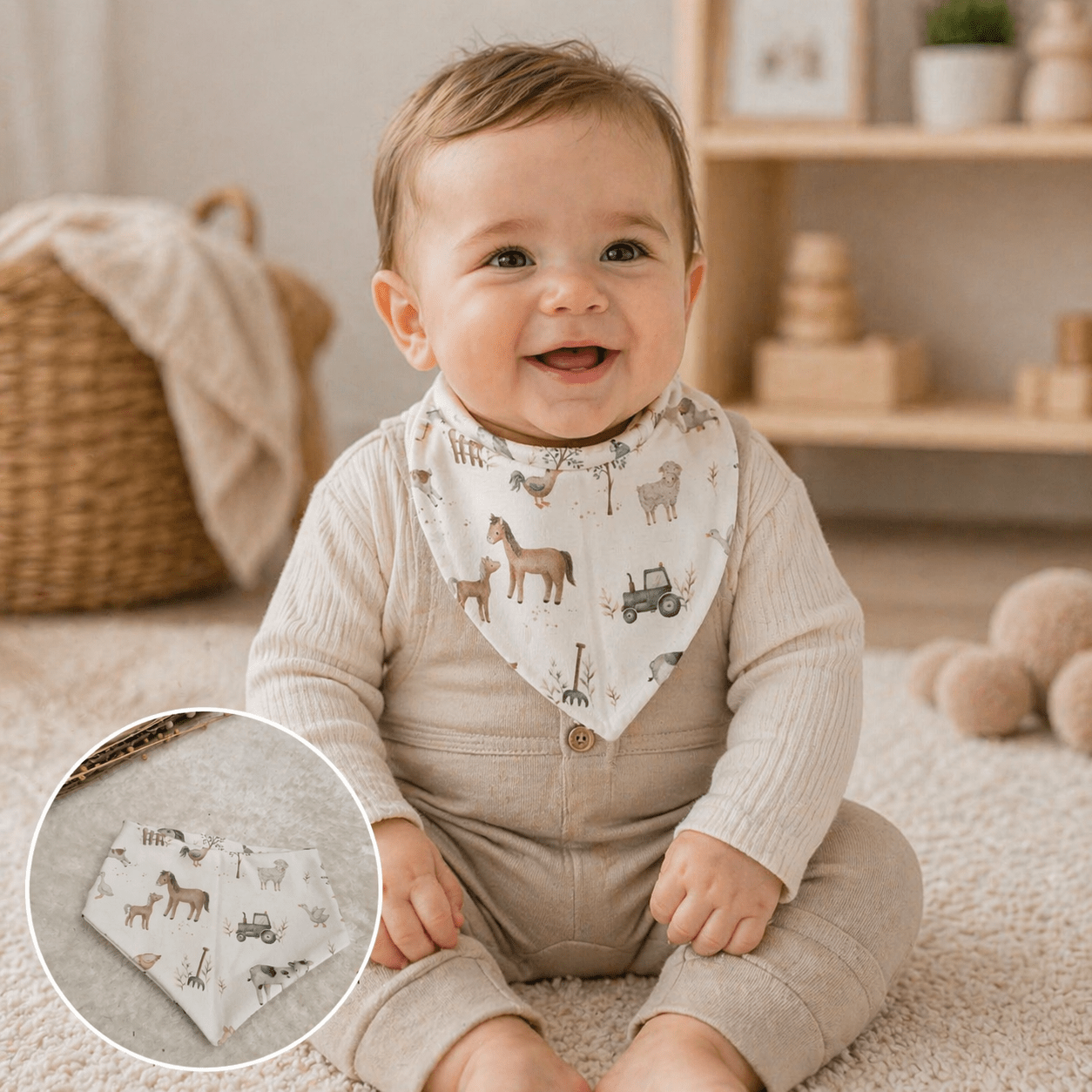 Baby - Halstuch "Bambini" - Franzis Nähatelier