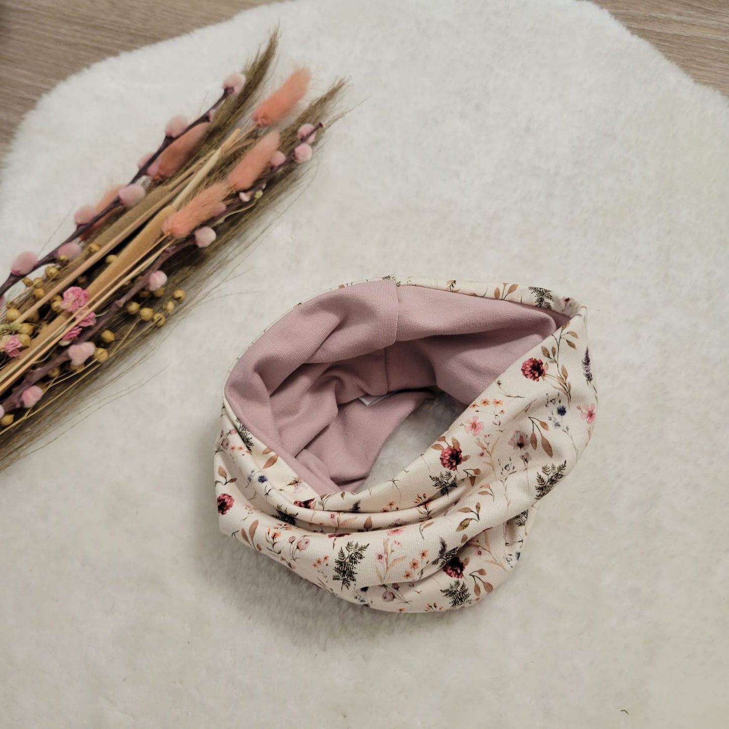 Loopschal "Lilly" + Beanie "Alex" - Franzis Nähatelier