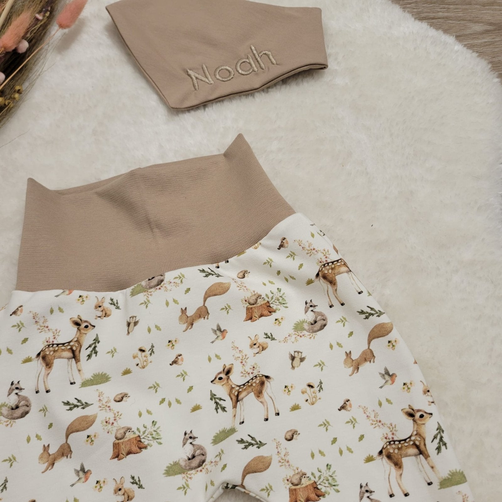 Pumphose "Kleines Wunder" + Baby - Halstuch "Bambini" - Franzis Nähatelier