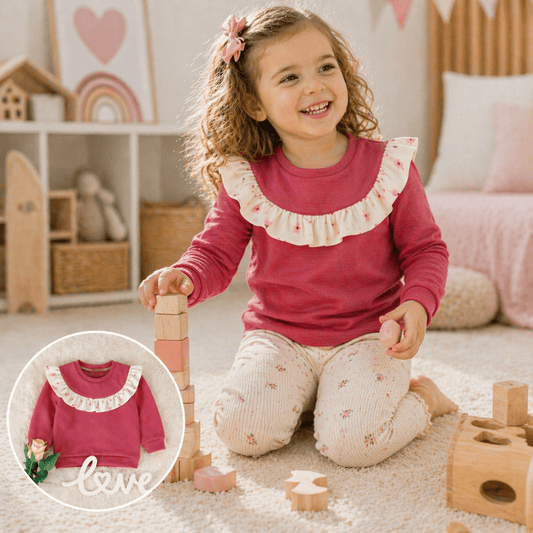 Sweater "Lisa" mit Rüsche - Franzis Nähatelier