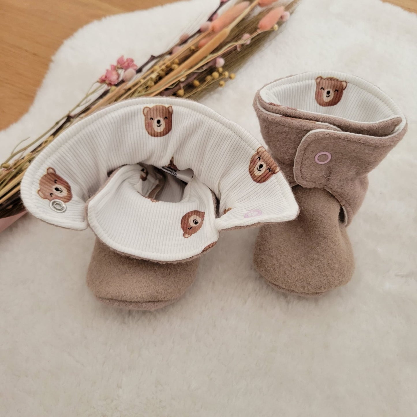 Walkschuhe mit Druckknopf - Franzis Nähatelier