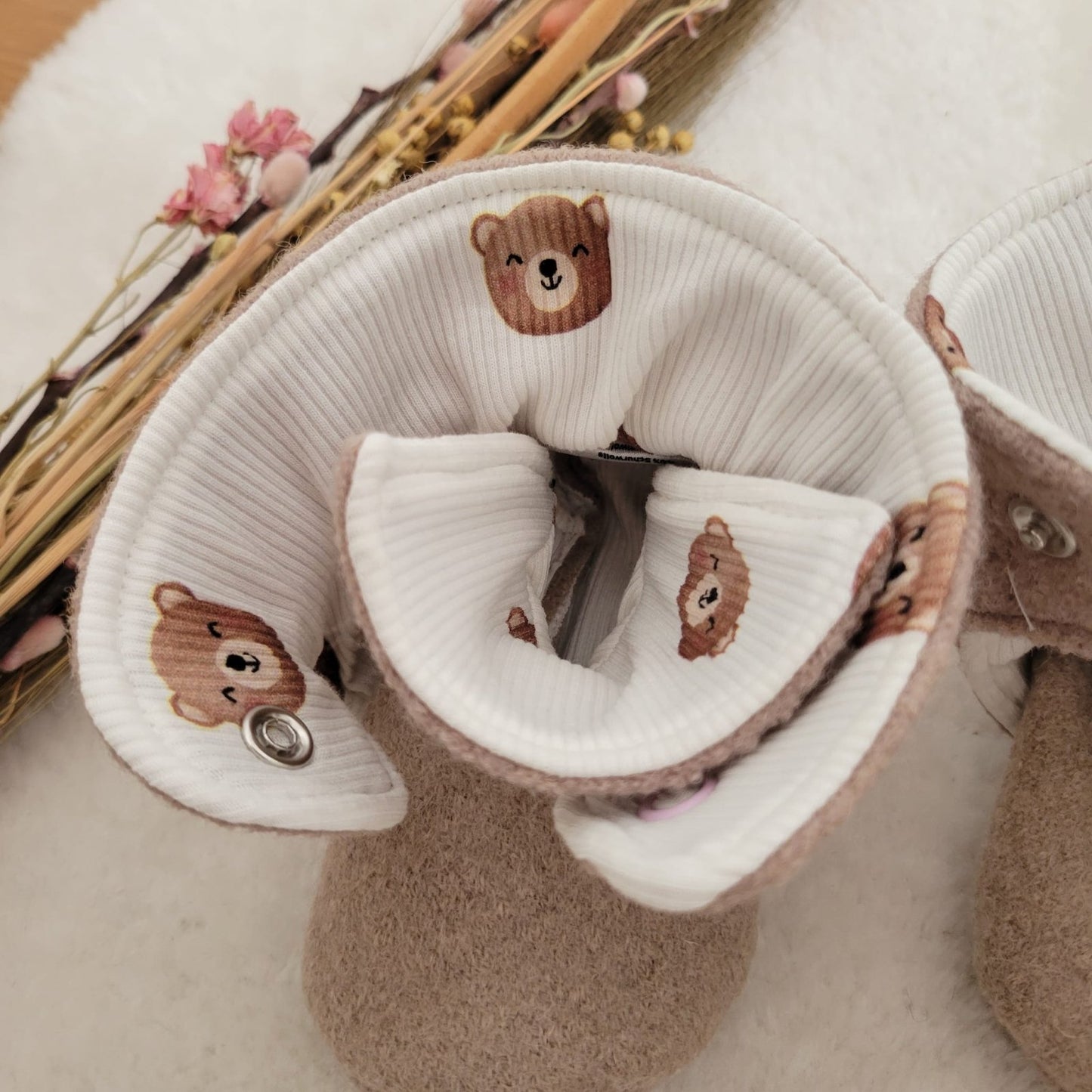 Walkschuhe mit Druckknopf - Franzis Nähatelier