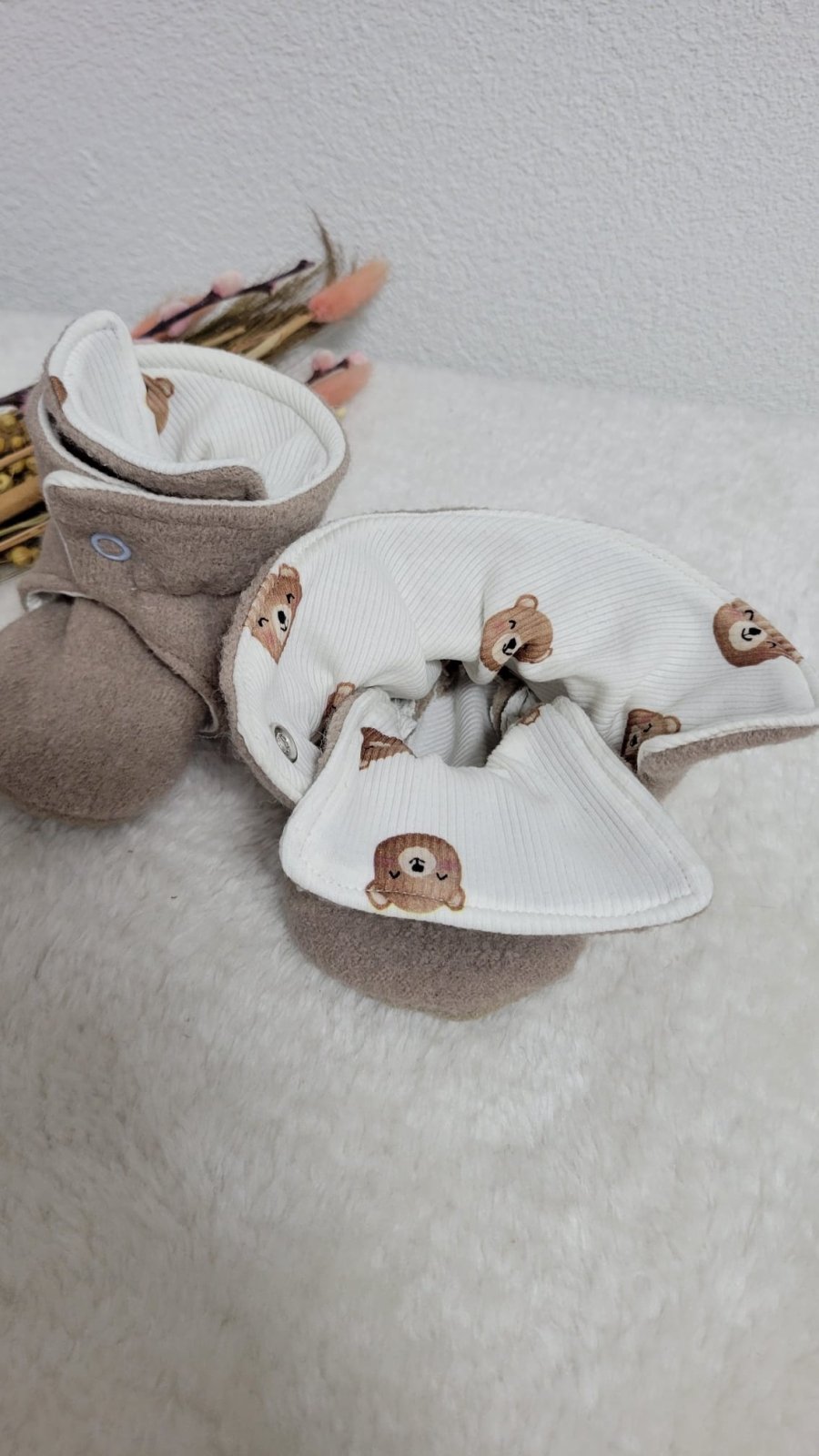 Walkschuhe mit Druckknopf - Franzis Nähatelier