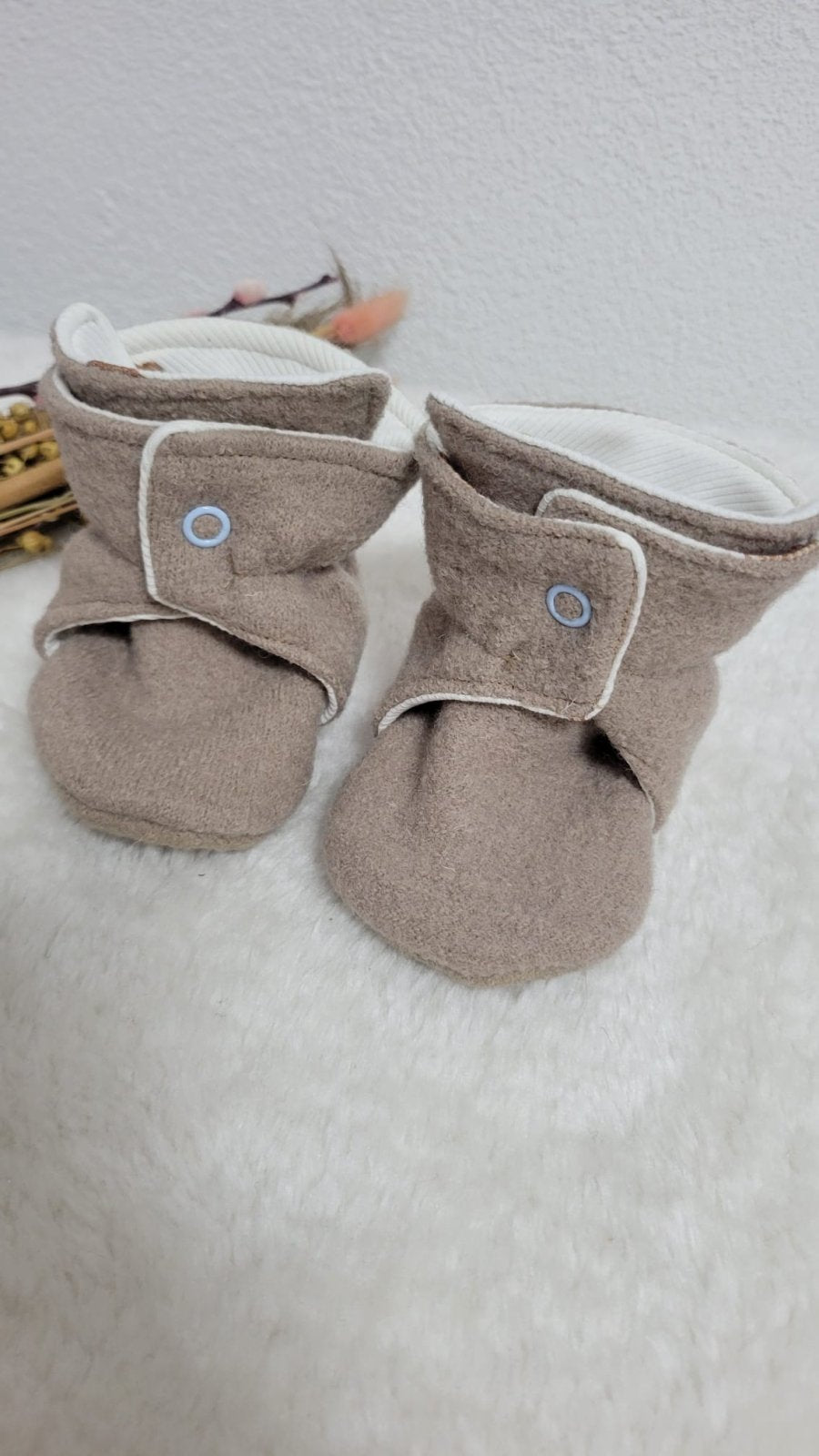 Walkschuhe mit Druckknopf - Franzis Nähatelier