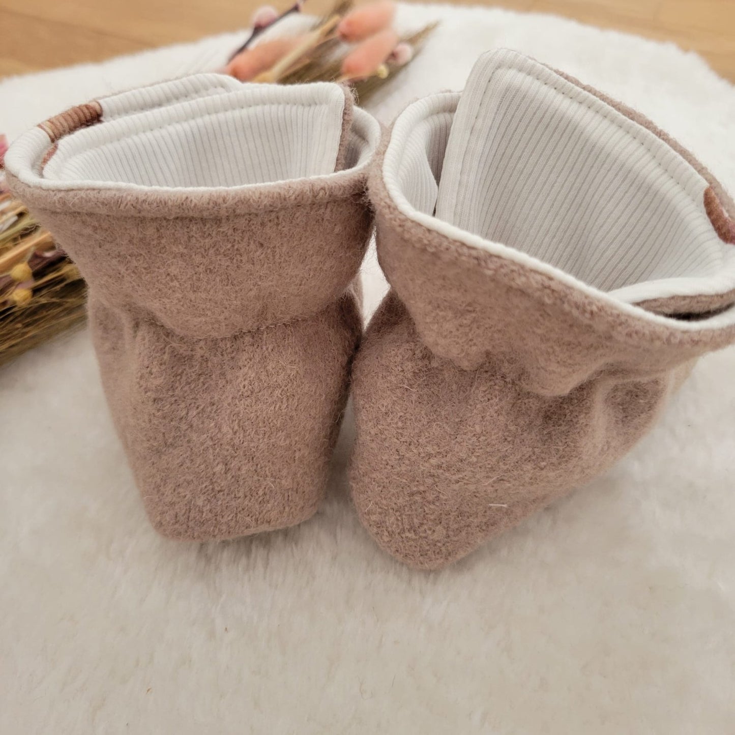 Walkschuhe mit Druckknopf - Franzis Nähatelier