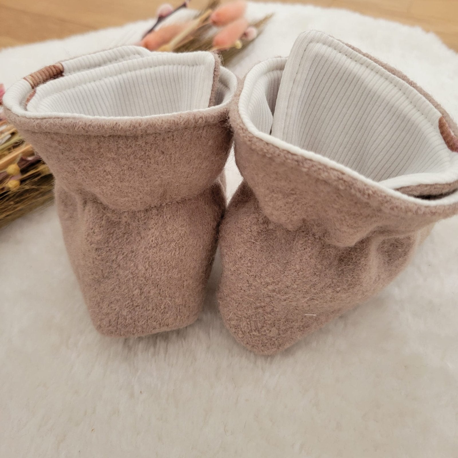 Walkschuhe mit Druckknopf - Franzis Nähatelier